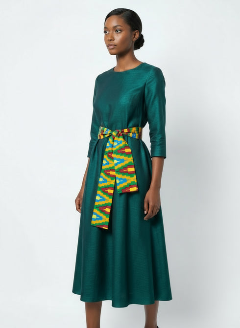 Vivid Visionary African Print Belt