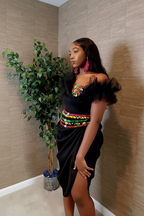 Kaleidoscope Ankara Twist Belt