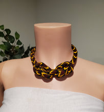 Load image into Gallery viewer, Dual Knot Ankara Necklace
