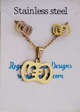 Load image into Gallery viewer, Gye - Nyame Adinkra Gold Necklace
