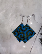 Load image into Gallery viewer, Urban Geometry Ankara Earrings
