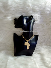 Load image into Gallery viewer, Agyapa Unisex African Map Necklace
