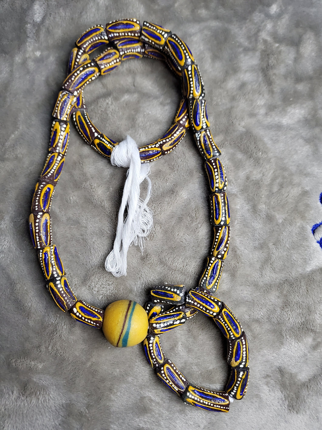 Aboagyewaa African Ceremonial Necklace and bracelet set - Unisex