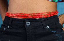 Load image into Gallery viewer, Odehyie Orange Class Waist Beads - Ahyenie
