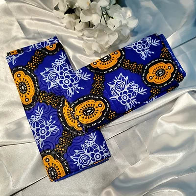 Adepa tie-on Ankara Headwrap/ Headpiece scarf - one-yard duku