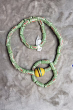 Load image into Gallery viewer, Asantewaa Unisex African bead necklace and bracelet set
