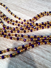 Load image into Gallery viewer, Ayana Purple Embellishment Waist Beads - Ahyenie
