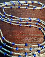 Load image into Gallery viewer, Mandisa Blue Waist Beads
