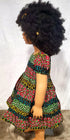 Nhyi-na Ballon sleeve African Print Girl Dress