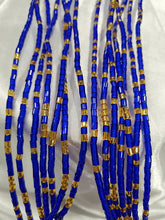 Load image into Gallery viewer, Odehyie Blue Class Waist Beads - Ahyenie
