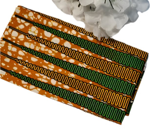 Adepa tie-on Ankara Headwrap/ Headpiece scarf - one-yard duku