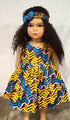Rohana sleeveless African Print Girl Dress