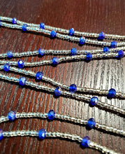 Load image into Gallery viewer, Mandisa Blue Waist Beads
