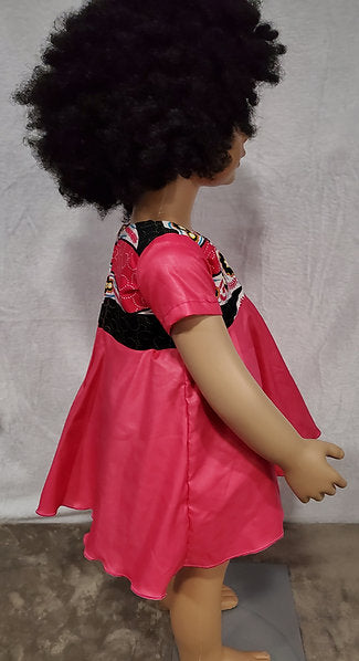 Nhyira Beautiful African Print Girl Dress