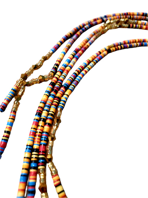Azalee Multicolored Waist Beads