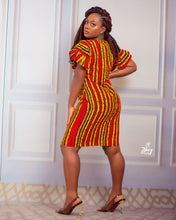 Load image into Gallery viewer, Eshe Shift African Print Ankara Dress
