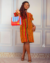 Load image into Gallery viewer, Eshe Shift African Print Ankara Dress
