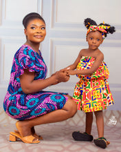 Load image into Gallery viewer, Eshe Shift African Print Ankara Dress
