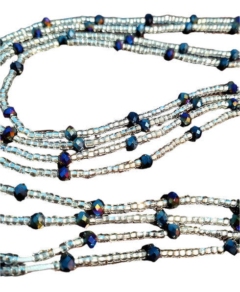 Mandisa Dark Purple Waist Beads